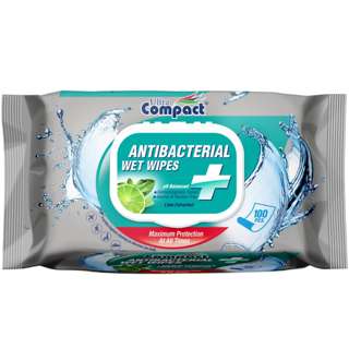 Ultra Compact Antibacterial Wet Wipes