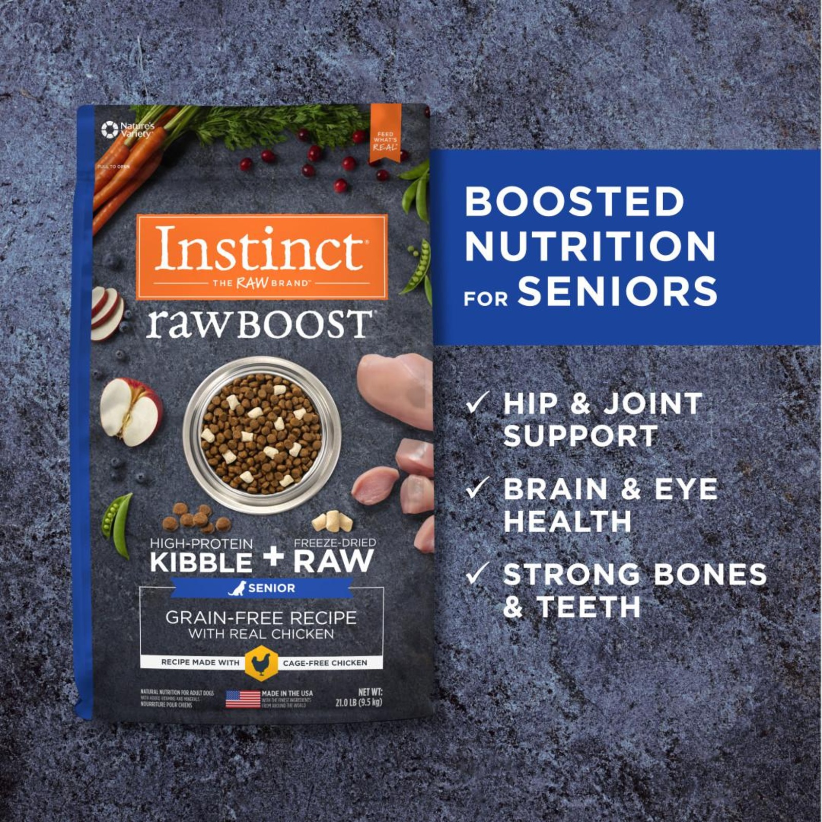 Instinct raw top boost senior