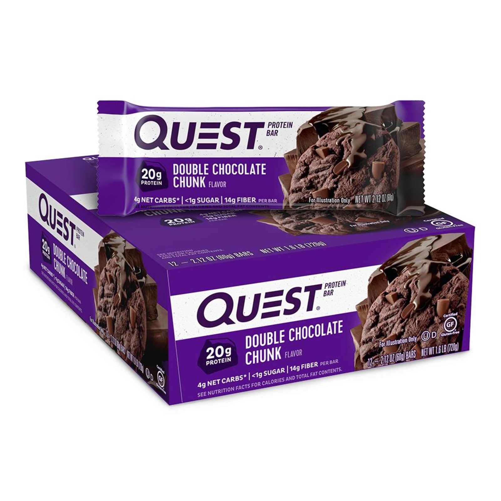 Quest Nutrition Protein Bar - Double Chocolate Chunk