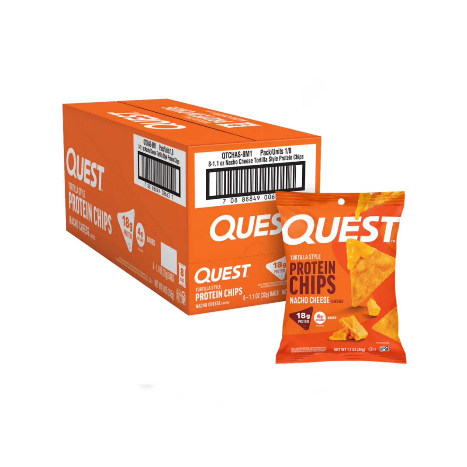 Quest Protein Chips Nacho Cheese Quest Protein Chips Nacho Cheese