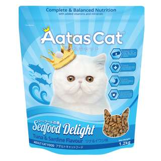 Aatas cat Seafood Delight - Tuna & Sardine