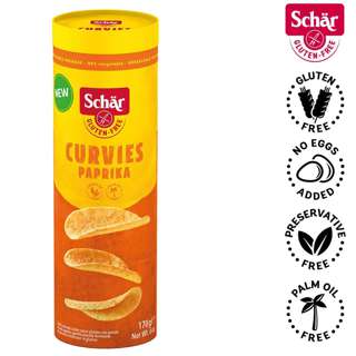 Schar Curvies Gluten Free Paprika (Chips)