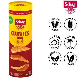 Schar Curvies Gluten Free BBQ  (Chips)
