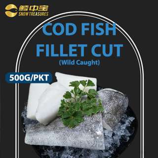 Snow Treasures Wild Caught Cod Fish Fillet