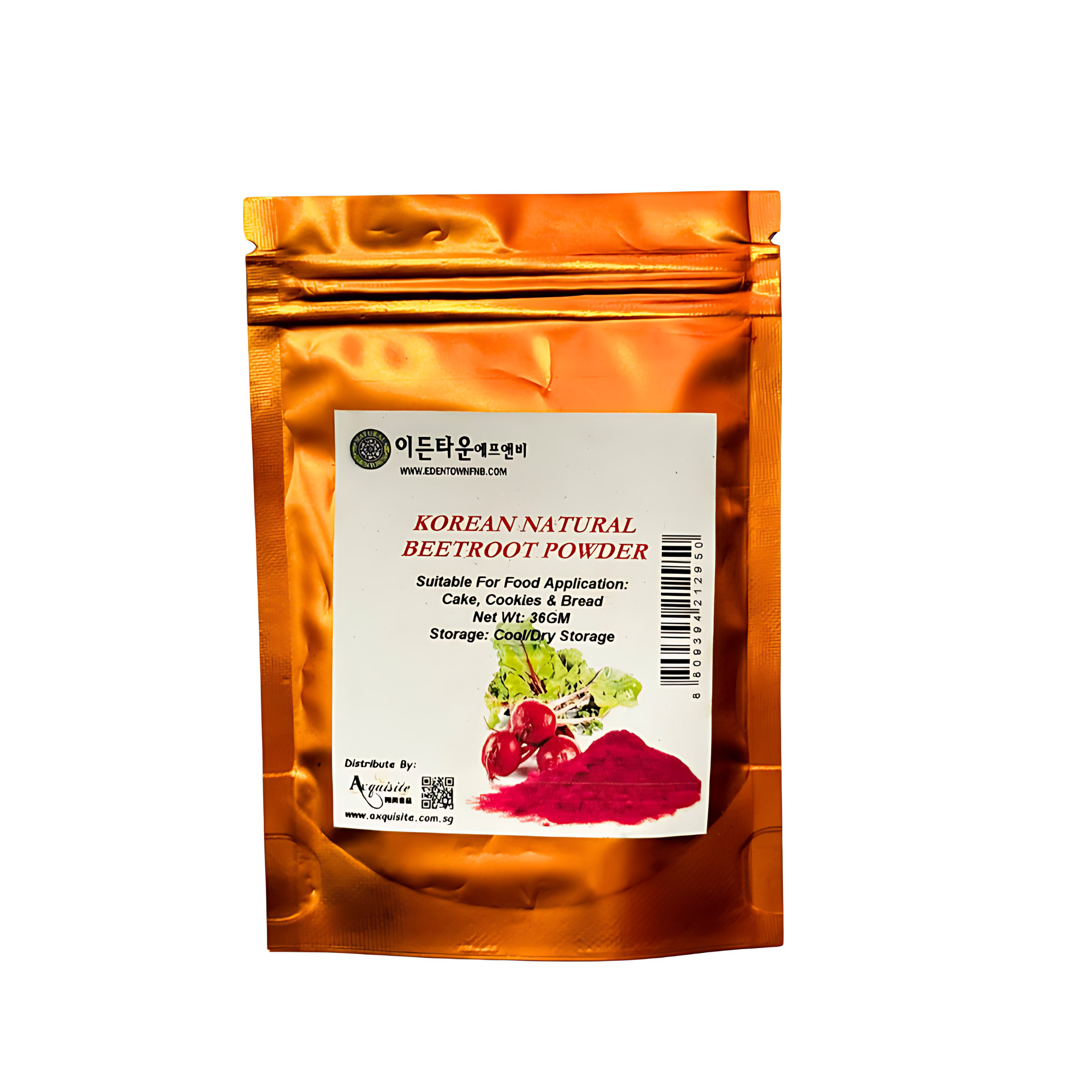 Edentown Korea Natural Powder - Beetroot