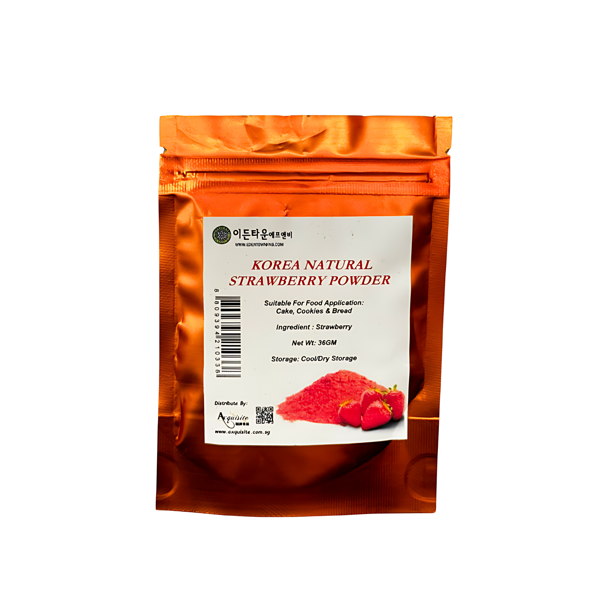 Edentown Korea Natural Powder - Strawberry