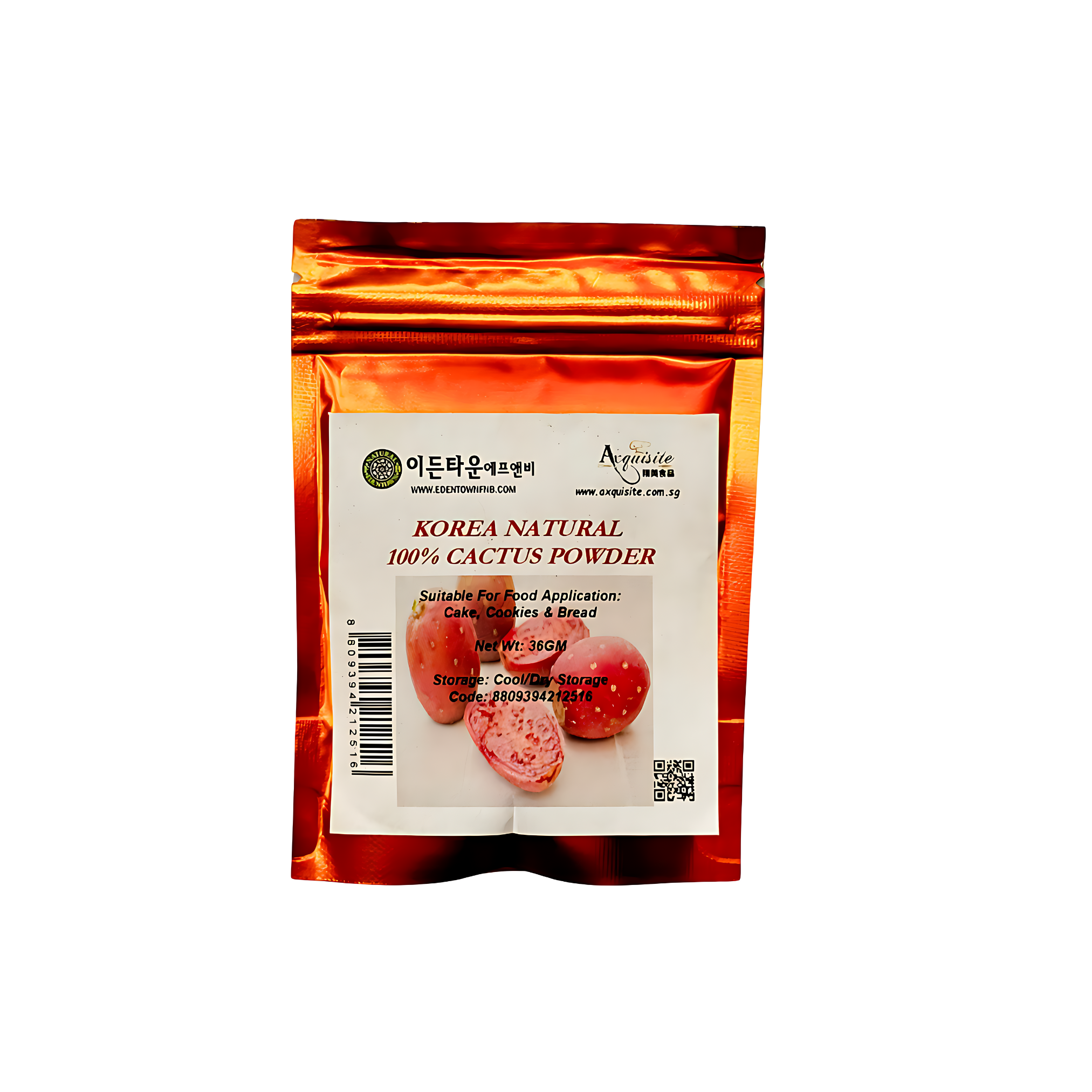 Edentown Korea Natural Powder - Prickly Pear Cactus