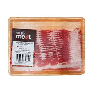 Simply Meat Angus Beef Shortplate Shabu Shabu