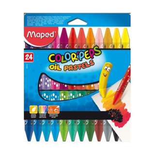 Maped Oil Pastel 864012 24pcs Maped Oil Pastel 864012 24pcs