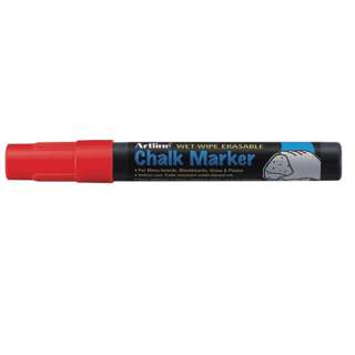 Artline Chalk Marker EPW-4 Red Artline Chalk Marker EPW-4 Red