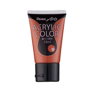 Pentel Acrylic Colour Paint WA2 Burnt Sienna