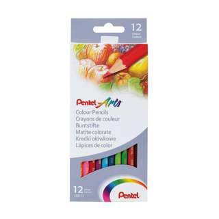 Pentel 12 Colour Pencils CB8-12U
