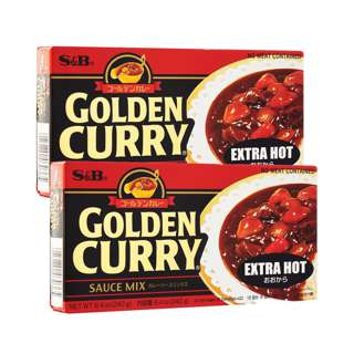 S&B Golden Curry Sauce - Extra Hot Bundle of 2