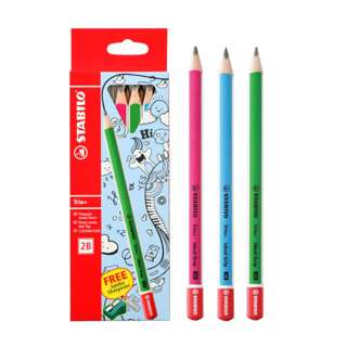 STABILO Trio364 Jumbo 2B Triangular Pencil box of 6 STABILO Trio364 Jumbo 2B Triangular Pencil box of 6