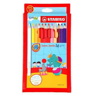 STABILO STABILO Swans Jumbo 24 Colour Pencils 1879J
