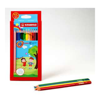 STABILO Swans Coloured Pencil 12 Colours 1877S