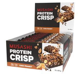 Musashi Protein Crisp Bar - Chocolate Peanut