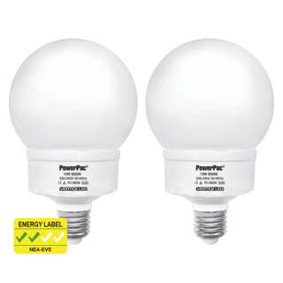 PowerPac (PP2110) 2 X LED Bulb E27 DL