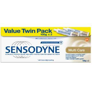 Sensodyne Multi Care Toothpaste Twin Pack 2 x 100G Sensodyne Multi Care Toothpaste Twin Pack 2 x 100G