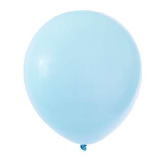 Partyforte 12 Inch Light Blue Metallic Balloon