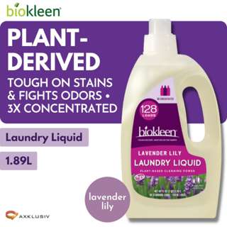 BIOKLEEN Lavender Lily Laundry Liquids 128 Loads 64 oz / 1.89 BIOKLEEN Lavender Lily Laundry Liquids 128 Loads 64 oz / 1.89