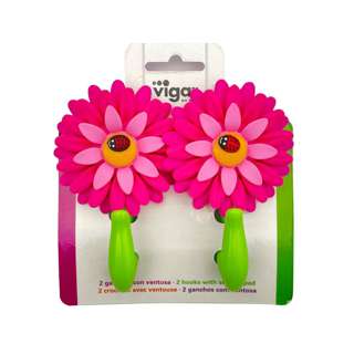 Vigar Flower Power Hook W/ Suction Pad