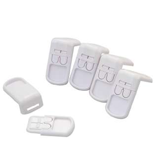 * White baby 90 degree drawer L shape lock