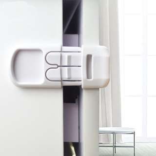 PurityWhite White baby 90 degree drawer L shape lock
