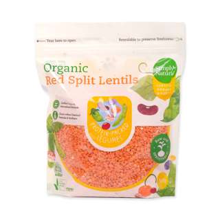 Simply Natural Organic Red Split Lentils Simply Natural Organic Red Split Lentils