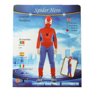 Partyforte Halloween Spider Boy Children'S Costume