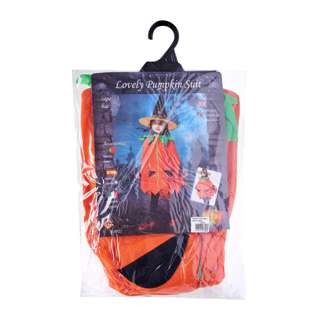 Partyforte Halloween Pumpkin Cape Children's Costume