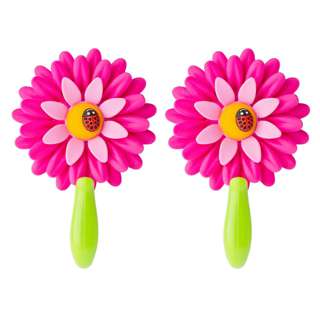 Vigar Flower Power Pink Cabinet Hook