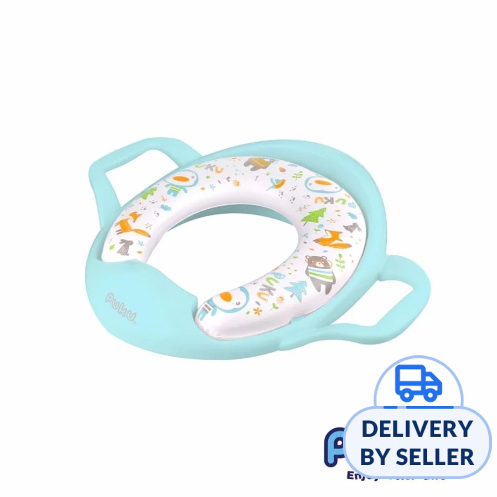 Puku Soft Potty Seat With Handles (Blue)