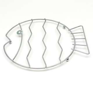 Vesta Chrome Pot / Steamer Hot Rack (Fish) 22.5x20Cm