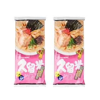 Marutai Ramen - Kurume Noko Tonkotsu Noodle (Pink) Bundle of