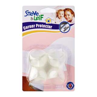 Steve & Leif Round Corner Protectors Clear (4 Pcs) - Baby