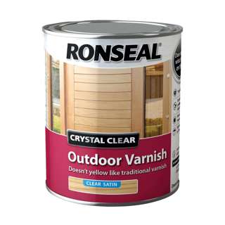 Ronseal 37365 CC Outdoor Varnish - Satin