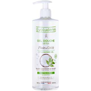 Evoluderm Detox Shower Gel with Coconut Water & Green Tea