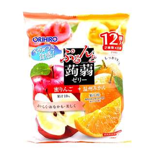 Orihiro Purun To Konnyaku Jelly Honey Apple And Orange