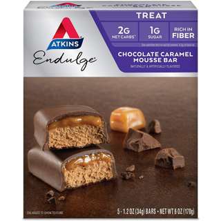 Atkins Endulge Treat Chocolate Caramel Mousse Bar Atkins Endulge Treat Chocolate Caramel Mousse Bar