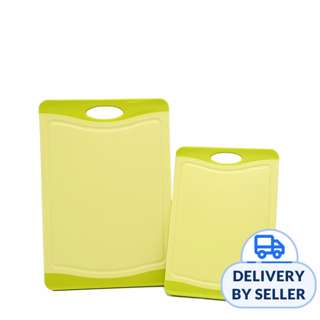 NEOFLAM Flutto Antimicrobial Cutting Board (2 Piece) - Green