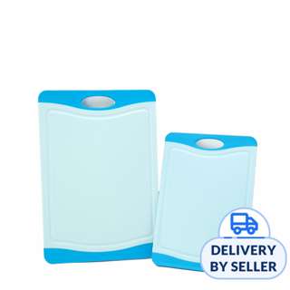 NEOFLAM Flutto Antimicrobial Cutting Board (2 Piece) - Blue