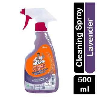 Mr. Muscle Clear Glass Cleaner with Fresh Lavender Fragrance