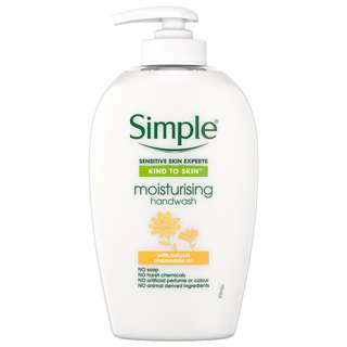 Simple Moisturising Hand Wash With Pump