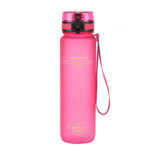 Uzspace Frosted BPA Free Tritan Water Bottle 1L - Pink