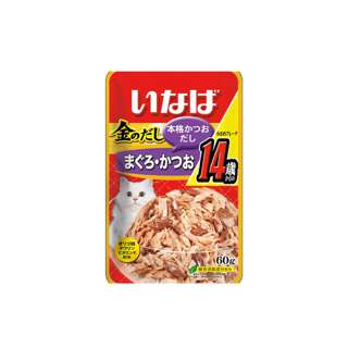 Ciao Golden Stock Pouch Mature Cat 14+ - Tuna Flakes