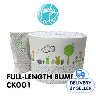 Cheeky Bon Bon Full Length Baby Bumper (Playful Whale)