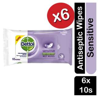 Dettol Sensitive Anti-Bacterial, Alcohol Free Wet Wipes