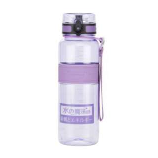 Uzspace Purple Transparent BPA Free Tritan Water Bottle Uzspace Purple Transparent BPA Free Tritan Water Bottle