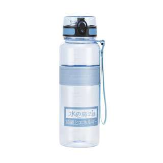 Uzspace Blue Transparent BPA Free Tritan Water Bottle